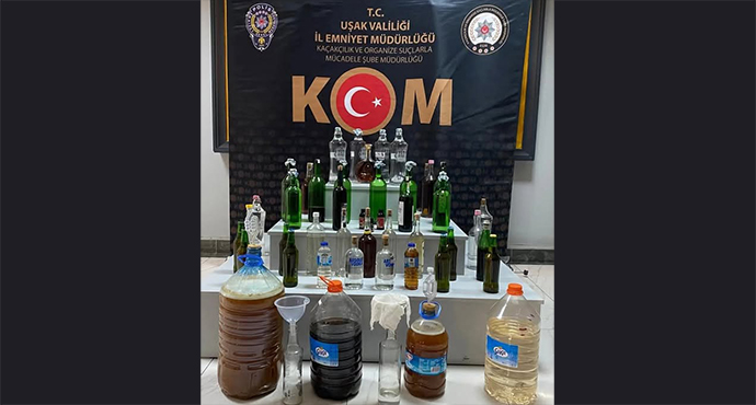 Yılbaşı Öncesi El Yapımı Kaçak İçki Yakalandı